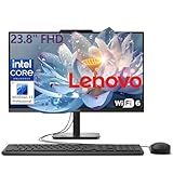 Lenovo 24 All-in-One Desktop Computer for Home Office, 32GB DDR4 RAM, 1TB PCIe SSD, Intel 4-Core Processor (Beat i3-1110G4), 23.8" FHD AIO, WiFi 6, Bluetooth, RJ-45, HDMI, Windows 11 Pro, AZ-XUT