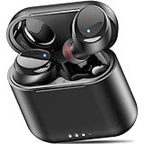 TOZO T6 Wireless Earbuds, Bluetooth Ear Buds, Stereo Sound in Ear Headphones, 50 Hours Playtime, AI Clear Call, Wireless Charging Case, APP Customizable EQs, IPX8 Waterproof Earphones