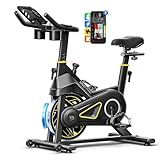 Exercise Bike,Adjustable Magnetic Resistance Stationary Bikes for Home with Exclusive App Low Noise Indoor Cycling Bike with 300lbs Weight Capacity