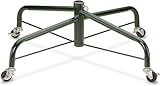 National Tree Company Christmas Tree Stand | Includes Rolling Wheels | Fits 1.25 Inch Pole | Foldable - 32 Inch
