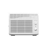GE Window Air Conditioner 5,000 BTU AC Unit for Small Rooms up to 150 sq ft with Manual Controls & 2 Cooling Modes for Bedroom or Living Room, Easy Install Kit, White