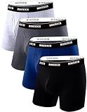 ROSTITCH Men's underwear Cotton Boxer Briefs Large 4pack Multipack