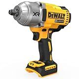 DEWALT 20V MAX Cordless Impact Wrench, 1/2 Impact Gun, 4-speed High torque with Hog ring anvil and LED light, Brushless motor, Precision Wrench, tool Only (DCF900B)