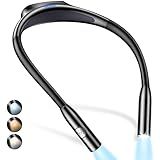 Gritin Book Light, Eye Caring 3 Colors & Dimmable Brightness Reading Light