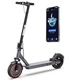 WERHY 10 Inches Electric Scooter, 500W Powerful Motor & 22 MPH Top Speed, 22-28Miles Long Range, Folding E Scooter with Dual Braking for Adults