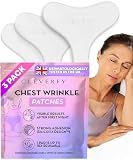 CLEVERFY Silicone Chest Wrinkle Patches, Reusable Anti-Wrinkle Pads, 3 Pack