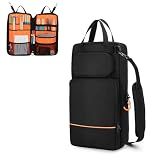 Damero Drum Sticks Bag with Hanging Hooks and Detachable Shoulder Strap