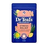 Dr Teal's Epsom Salt Magnesium Soak, Stress Relief with Essential Oils, 3 lbs