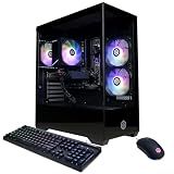 CyberPowerPC Gaming PC, AMD Ryzen 5 5500, Radeon RX 6500 XT 4GB