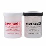 Instant Install 29-20 oz Epoxy Permanent Repair Kit - Granite, Marble, Porcelain, Quartz, & Tile - Chips/Cracks - Rebonds/Rebuilds Missing Pieces - Dry in 29 Minutes - Tintable with EZ-Tint