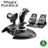 Thrustmaster T-Flight Full Kit, HOTAS Flight Stick and Throttle with TFRP Rudder Pedals, Hall Effect Joystick for Flight Simulator, Compatible with PC & Xbox Series X|S