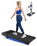 MJWW 6% Incline Walking Pad, Smart Under Desk Treadmill with App Control, 2.5HP Quiet, 300 LBS Weight Capacity, Installation-Free Portable Walking Jogging Treadmill for Home Office