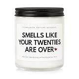 LUMELOOM Funny 30th Birthday Gifts for Women Unique, 9oz Lavender Scented Soy Wax Candle, 1995, 30th Birthday Decorations for Her, Him, Women, Men, Wife, Sister, Friends, Daughter, Cool Gifts