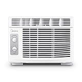 Midea 5,000 BTU EasyCool Small Window Air Conditioner - Cool up to 150 Sq. Ft. with Easy-to-Use Mechanical Controls and Reusable Filter, Perfect for Small Bedroom, Living Room, Home Office