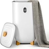 AGLUCKY Towel Warmer for Bathroom, 40L Large Towel Warmers Bucket, White