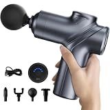 LEERCON Massage Gun Deep Tissue Mini Muscle Massager for Pain Relief, Blue