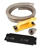 Hyde Tools 09165 Dust-Free Drywall Vacuum Hand Sander with 6-Foot Hose