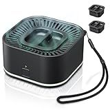 BuggyBands Portable Mosquito Repellent Outdoor Patio & Indoor Rechargeable Electronic Insect Repellent Device | 20 ft Coverage Zone for Camping, Hiking, Backyard | Safe for Kids & Pets | 2 Refills
