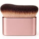 Diryi Professional Self Tanner & Body Makeup Kabuki Brush, Large Flat-Top Foundation Brush for Full-Body Coverage on Legs, Arms, Chest & Face Vegan Tan Brush for Liquid, Cream, Powder & Glow Oil