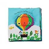 Melissa & Doug Soft Activity Baby Book - The Wonderful World of Peekaboo! Lift The Flap Busy Book for Toddlers, Sensory Toys for Babies and Toddlers