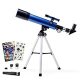 Sobrzy Telescope for Kids 8-12, 100x Magnification Beginner Kids Telescope