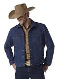 Wrangler Men's Cowboy Cut Western Unlined Denim Jacket, Denim, Large