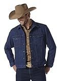 Wrangler Men's Cowboy Cut Western Unlined Denim Jacket, Denim, Large