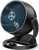 DREO Fan for Bedroom, 12 Inches, 70ft Powerful Airflow, 25db Quiet Table Air Circulator Fans for Whole Room, 120° Adjustable Tilt, 3 Speeds, Desktop Fan for Home, Office, Kitchen