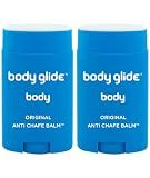 Body Glide Original Anti Chafe Balm | Anti Chafing Stick | Prevent Arm, Chest, Butt, Thigh, Ball Chafing & Irritation | Trusted Skin Protection Since 1996 |1.5oz-2pk
