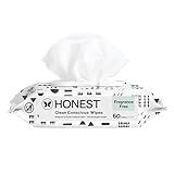 The Honest Company Hypoallergenic Multi-Use Baby Wipes for Sensitive Baby Skin, Pattern Play, 60 Count