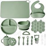 JVEOO 19 Pcs Silicone Baby Feeding Set Eating Essentials for Newborn