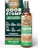Uncle Todd's Shoe Deodorizer Spray - Proven & Powerful Enzyme Formula Spray for Shoe Odor Elimination in All Footwear (Mountain Fresh)