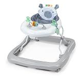 Ingenuity Smooth Strides Activity Baby Walker - Chambray, Developmental Walker, 3 Adjustable Heights, Toys Included, 6M-12M