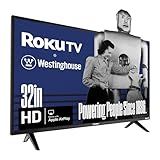 Westinghouse Roku TV - 32 Inch Smart TV, HD Television with Wi-Fi Connectivity and Mobile App, Flat Screen, Bluetooth, Compatible with Apple AirPlay, Alexa and Google Assistant