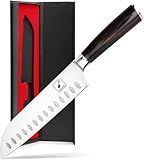 imarku Chef Knife 7 Inch Kitchen Knife Ultra Sharp Santoku Knife - 7Cr17Mov Japanese Chefs Knife, Kitchen Gadgets 2025, Apartment Essentials, Birthday Gifts for Him Her, Best Gifts for Women Men
