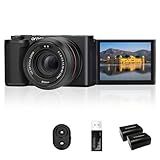 ORDRO G730 5K Digital Camera 12x Optical Zoom, 3.2" Vari-Angle Touchscreen, Auto/Manual Focus for Vlogging and Photography