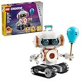 LEGO Creator 3 in 1 Space Robot Toy - Building Toy Kit for Kids with 3 Options, Robot, Spaceship, or Dog - 8 Year Old Boy & Girl Birthday Gifts - 31164