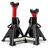 YATOINTO Jack Stands 3 Ton (6,600 LBs) with Double Pin Locking, Car Jack Stand 11.22"-16.54" Adjustable with Rubber Pads, Jack Stands for Trucks,Home,Garage, SUV, Pickup,Car,UTV/ATV,1 Pair