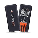 SIMO Solis Go High Speed Mobile Hotspot WiFi Power Bank with Built-in Charging Cables, 140+ Countries, No SIM Card or Contract, Multi-Carrier Network, 20 Devices, 1GB/Month Lifetime + 30GB Global Data