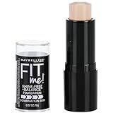 Maybelline Fit Me Shine-Free + Balance Foundation Stick, Multi-Use Face Makeup and Contour Stick For Natural, Matte Coverage, Porcelain, 1 Count