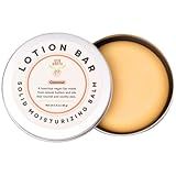 ECO ROOTS Solid Lotion Bar for Dry Skin – Body Moisturizer Tin with Candelilla Wax, Non Greasy Body Butter & Massage Oil Stone, Travel Ready, Vegan Zero-Waste, Long Hydration - Handmade in USA