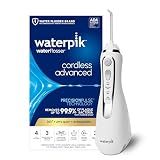 Waterpik Cordless Advanced Portable Water Flosser, Rechargeable, White