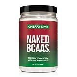 NAKED Cherry Lime BCAAs Amino Acids Powder, 100% Pure 2:1:1 Formula, Vegan Branched Chain Amino Acids, Instantized All Natural BCAA Powder Supplement - 501 Grams, 34 Servings