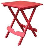 Adams Manufacturing 8500-26-3700 Plastic Quik-Fold® Side Table, Cherry Red