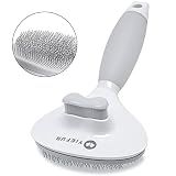 Cat Brush for Shedding, Self Cleaning Brush for Long & Short Hair Cats