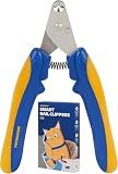[PETHROOM] Cat Nail Clipper Trimmer for Indoor Cats with Circular Cut Hole (2mm) | Premium Sturdy Stainless Steel Blade Cat Claw | Safe, Easy, Accurate, Quiet & Fast | Avoid Overcutting