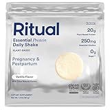 Ritual Prenatal Vegan Protein Powder - 20g Pea Protein and Choline to Support Pregnancy, Postpartum, Lactation and Lean Muscle* - Tested for Heavy Metals - Sugar Free** - Non-GMO - Vanilla - 1 Lbs