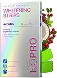 InoPro Teeth Whitening Strips 21 Treatments Kit - Teeth Whitener, Peroxide Free, Green White Strips for Teeth Whitening with Arbutin, Coconut Oil, Deep Stains Removal (42 Strips)
