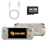 RG52MINI Retro Handheld Game Console, 5.5 Inch IPS Screen, Portable Dual System, 64GB Support 30+ Emulator&22000+ Classic Games, WiFi Networked Fighting, HDMI TV Output, 5000mAh Battery(Gray 64GB)