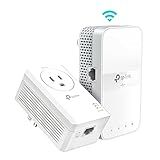 TP-Link Powerline WiFi Extender TL-WPA7617 KIT - Includes AV1000 Powerline Ethernet Network Adapter and AC1200 Dual Band Extender, Gigabit Port, Passthrough, OneMesh, Ethernet Over Power, Plug & Play
